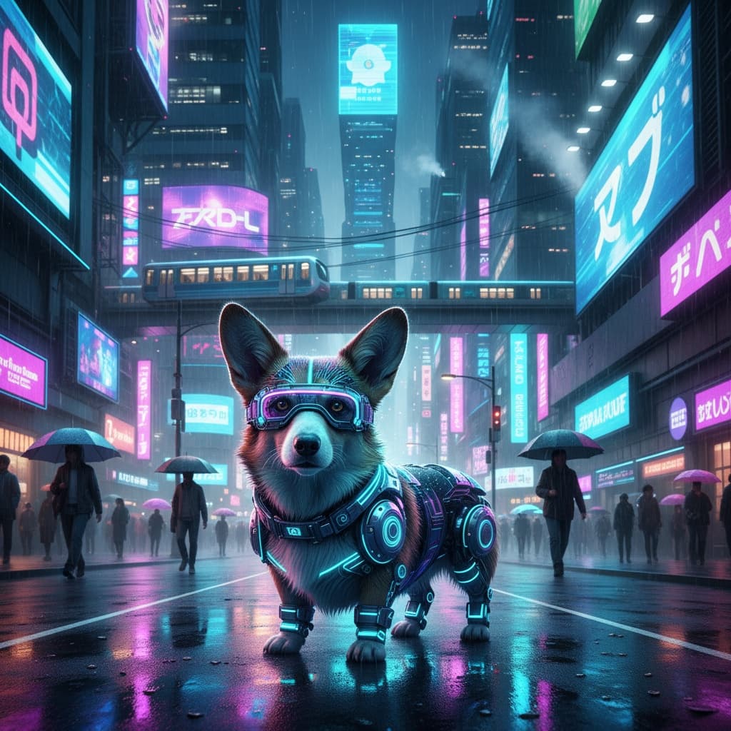 A corgi