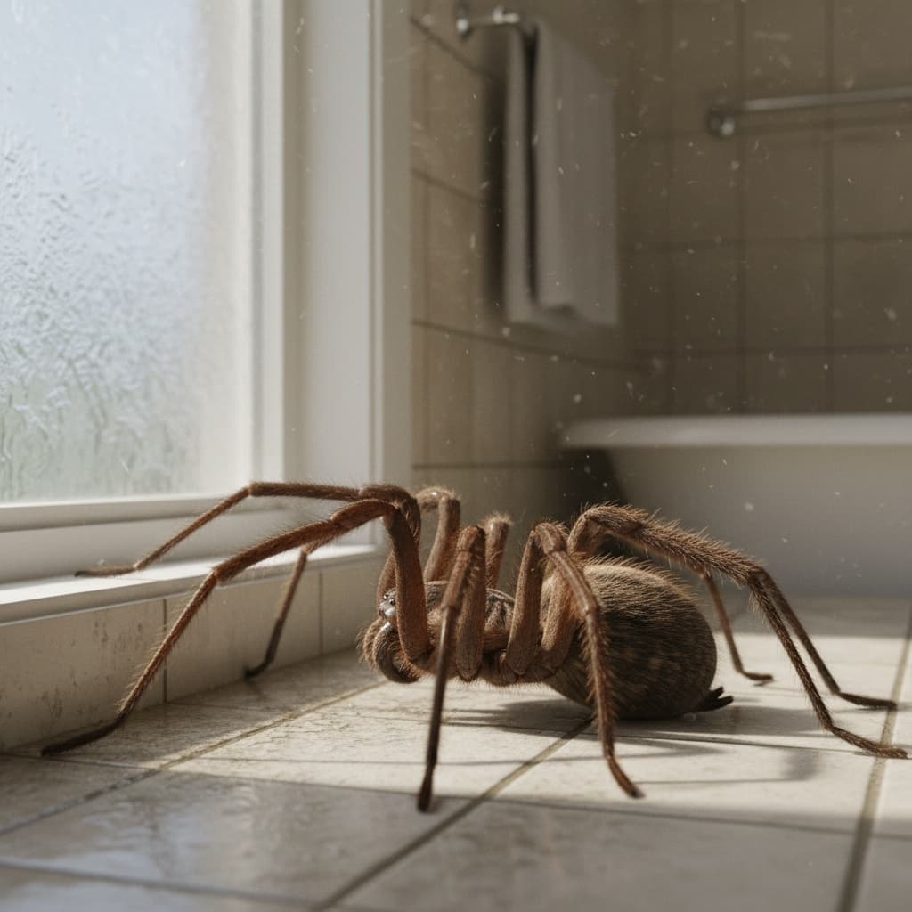 A giant house spider