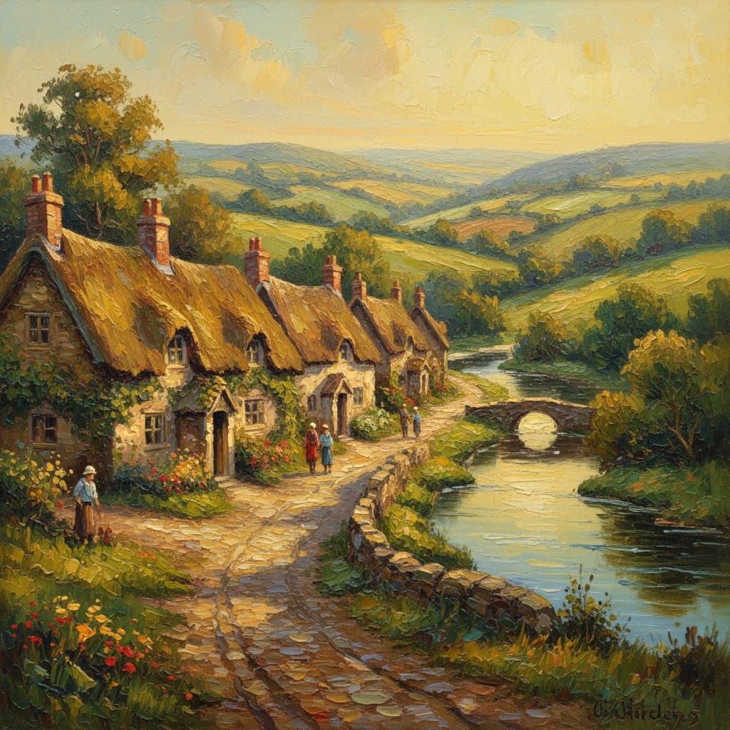 A village in the countryside