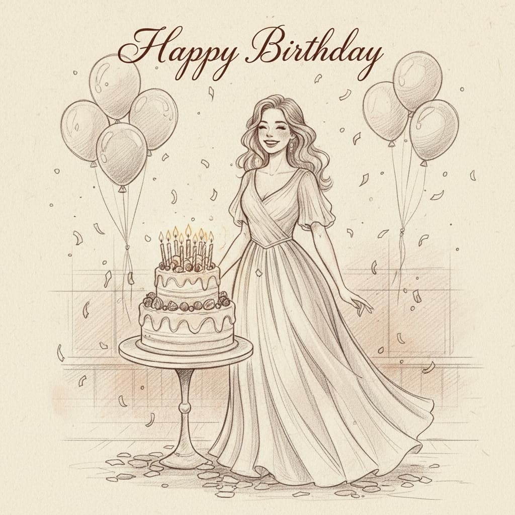 Happy birthday image for her