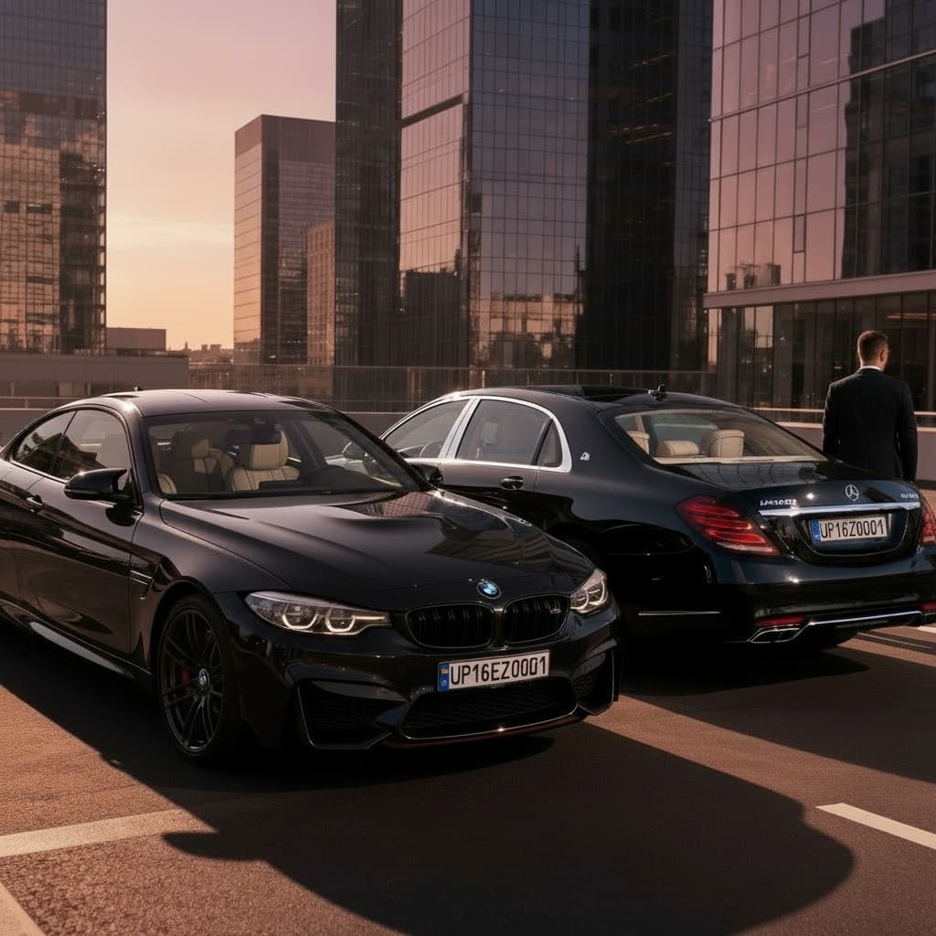 Change the number plates to UP16EZ0001 - image by Instastock