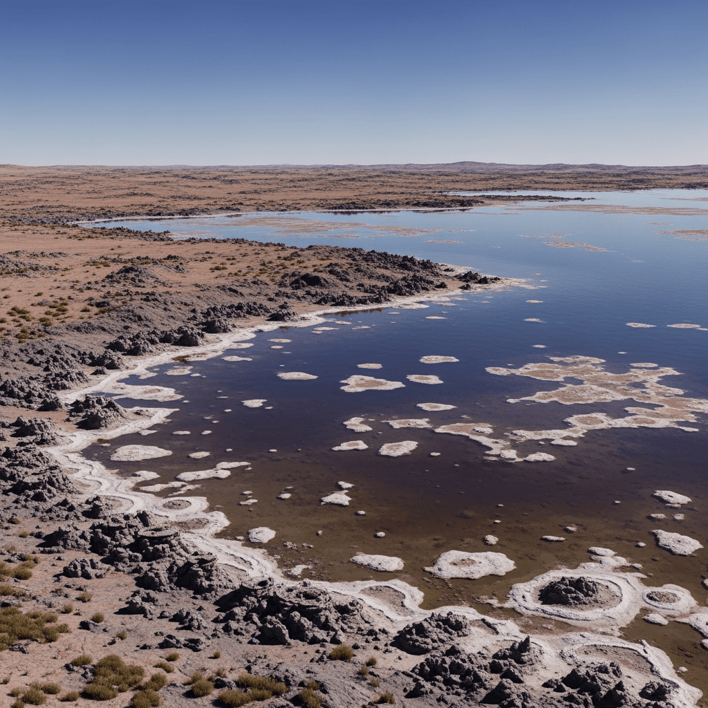 A scene on Earth during the Tonian period