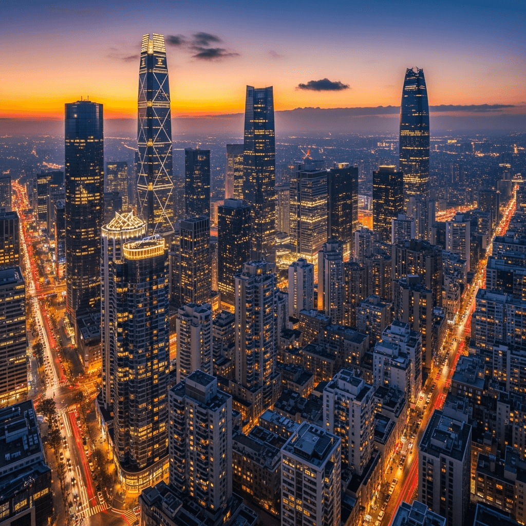 A cityscape