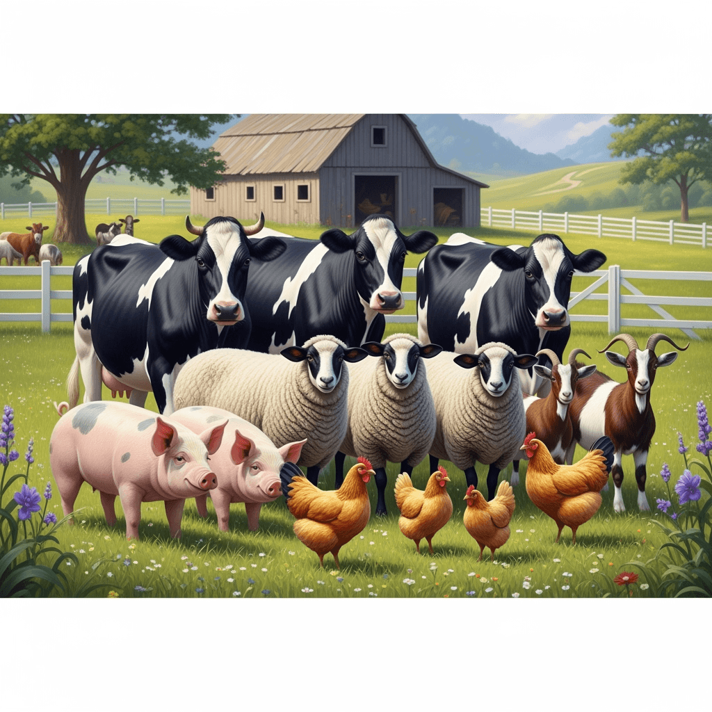 Farm animals