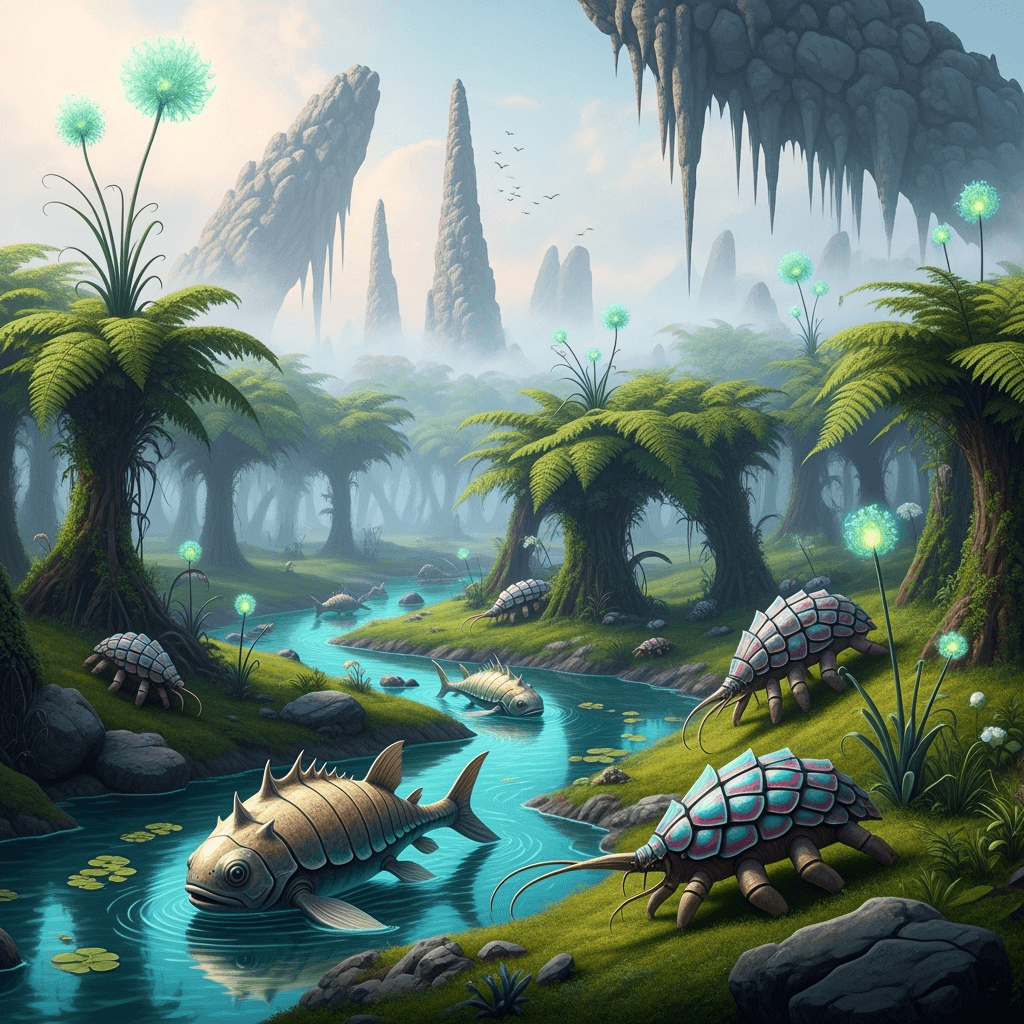 The world during the Devonian period
