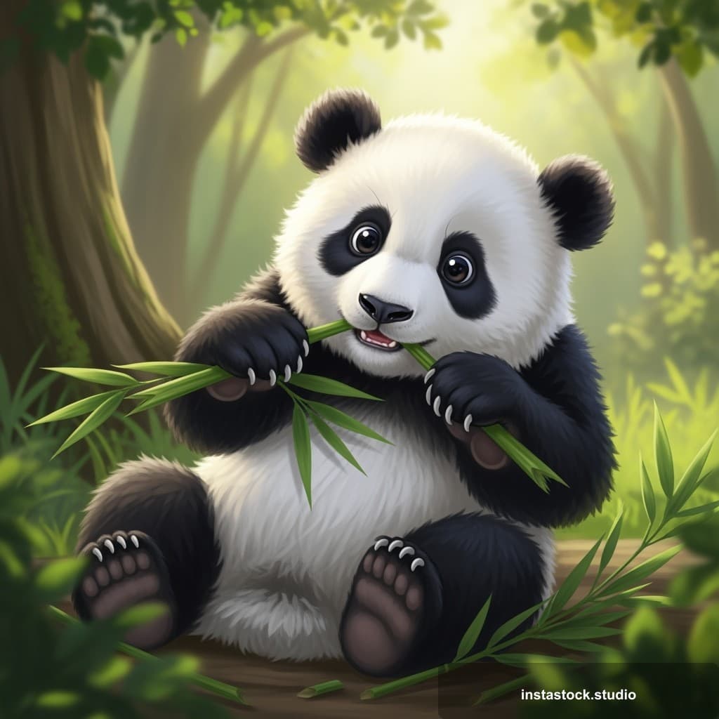 Cute Panda Cub
