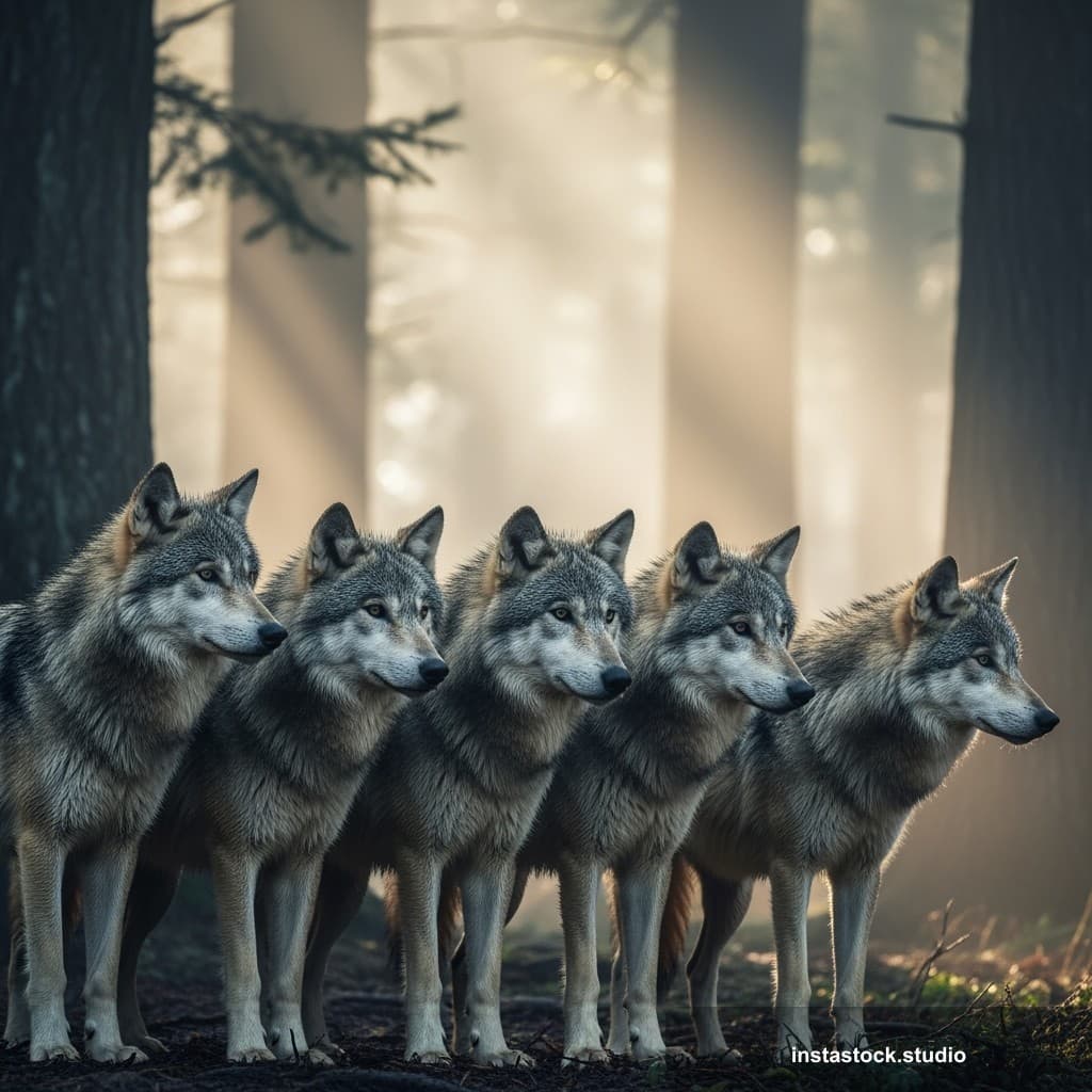 Mysterious Wolf Pack