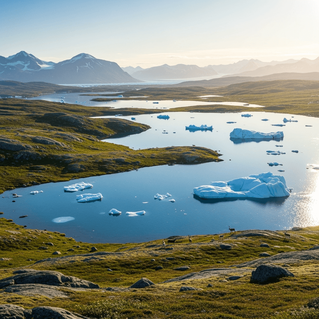 Arctic wilderness in summer