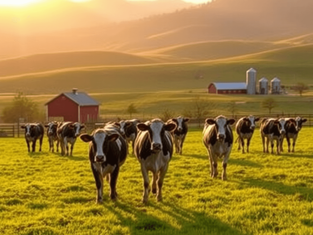 A cow farm