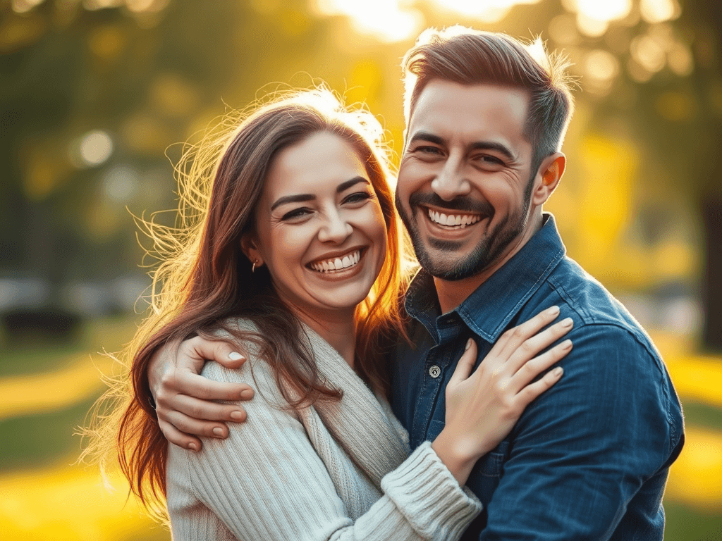 a happy couple
