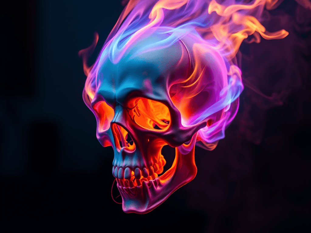 a flaming skill