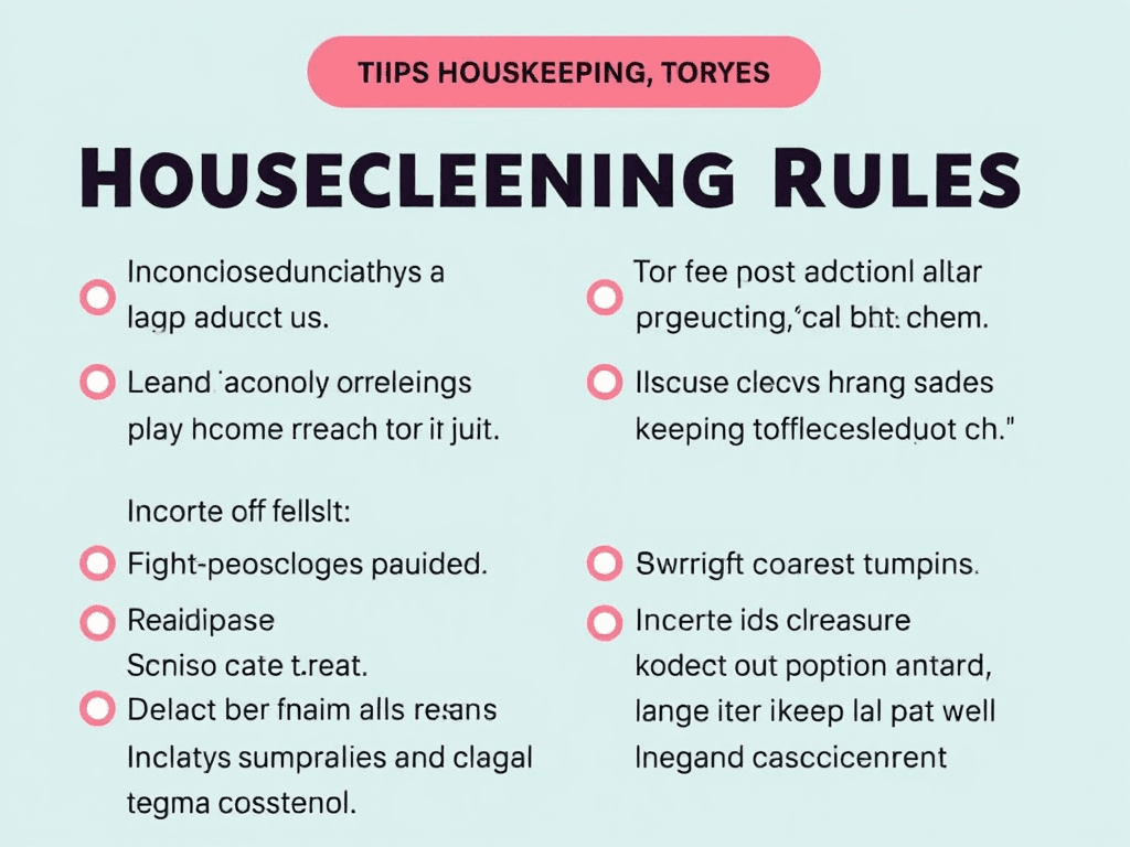 housekeeping rules 