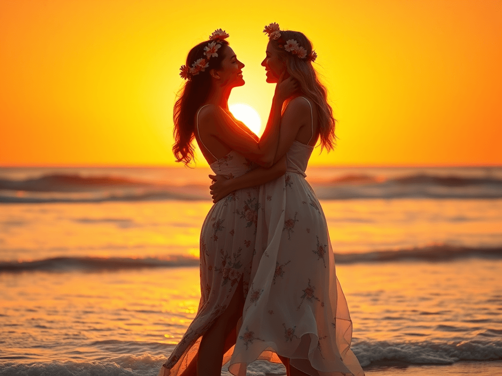 A female couple