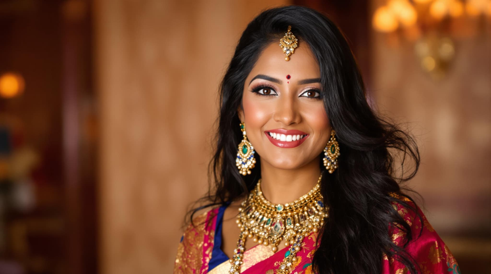 Beautiful cute realistic sexy Indian woman 