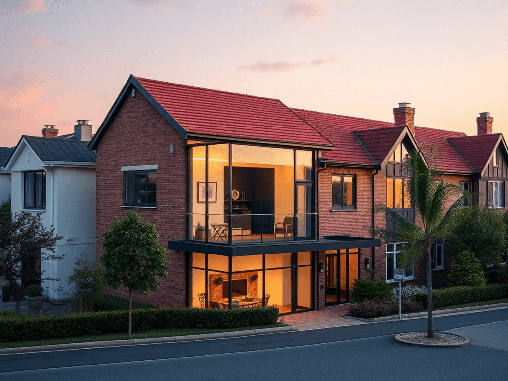 Feature image for a real estate fund focussing on commercial properties. Image should just feature a property.