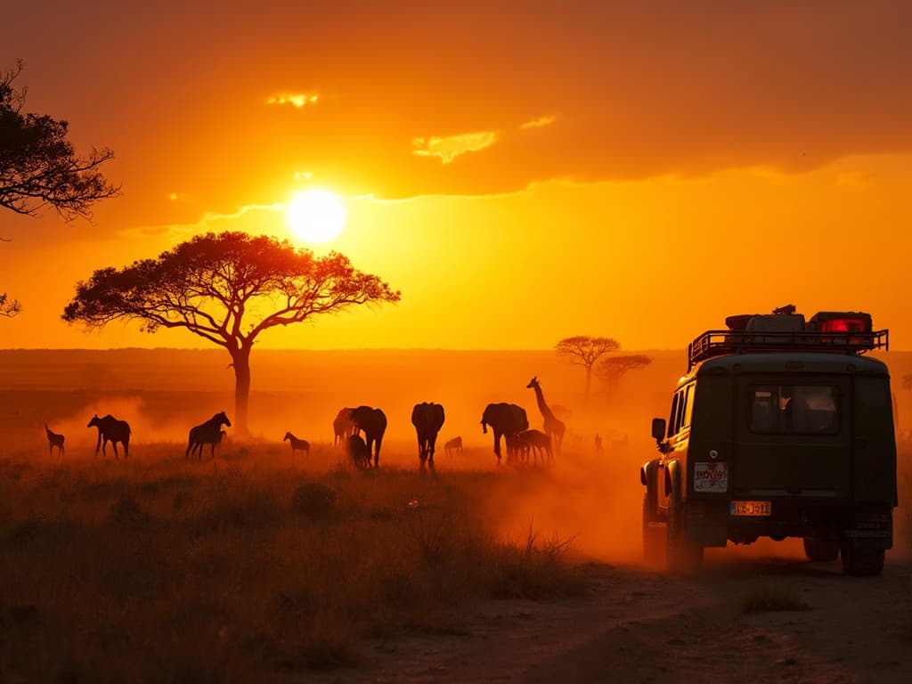 On safari