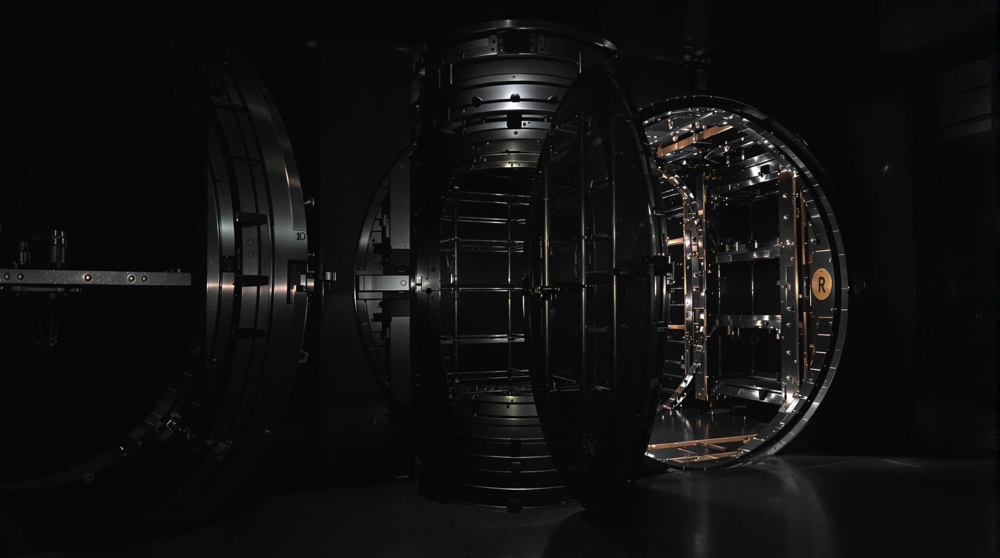 empty open vault