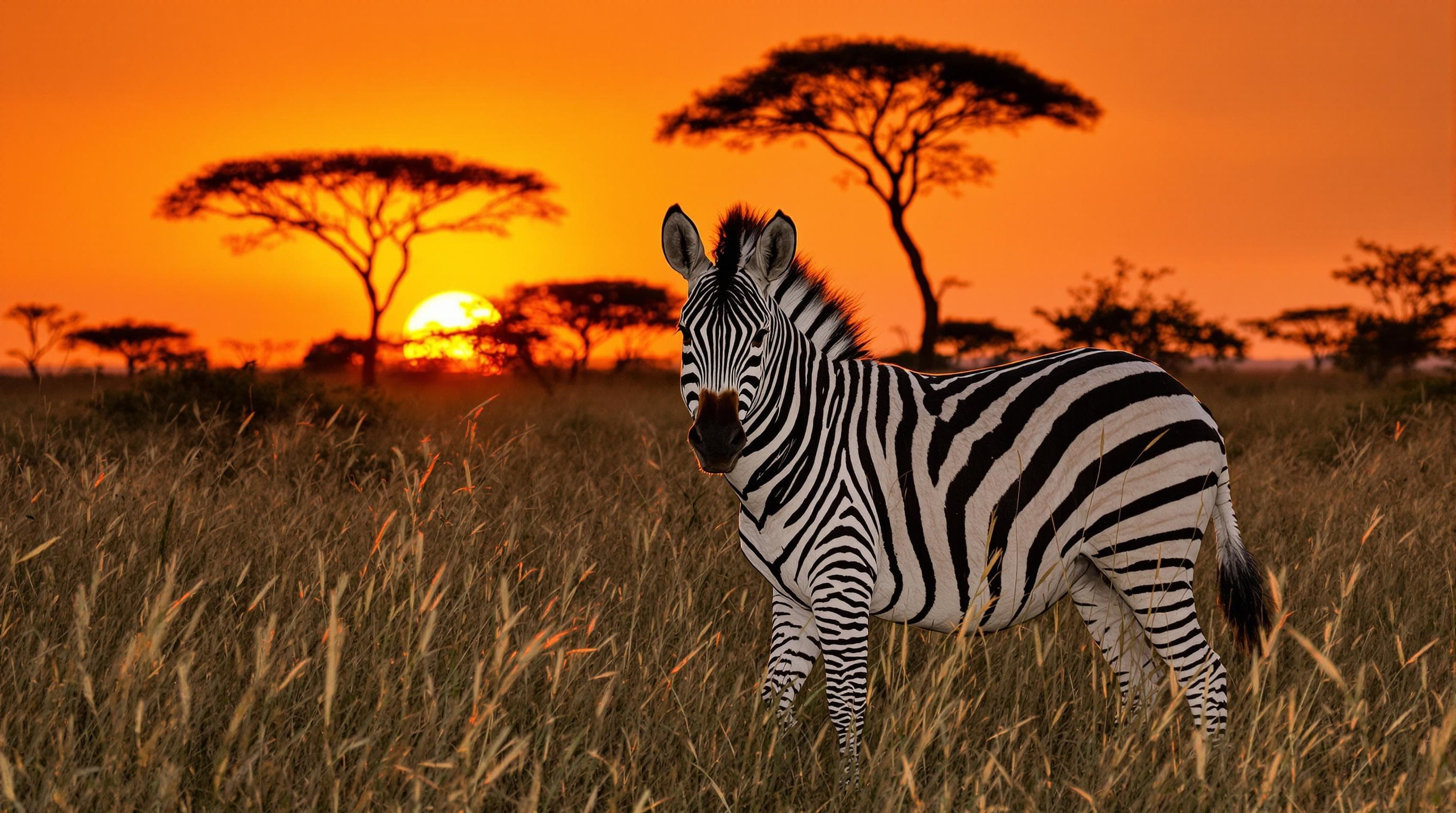 A zebra