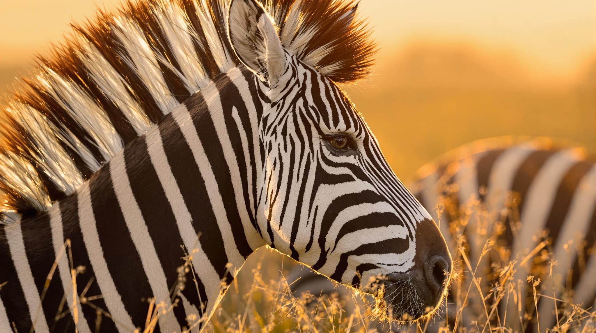 Photorealistic zebra