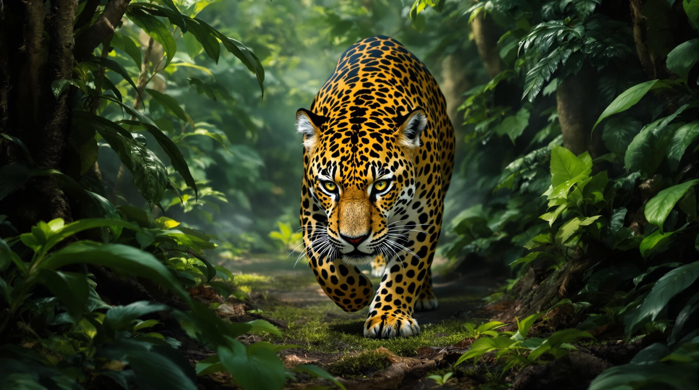 A jaguar on the prowl