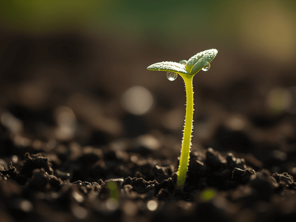 seedling emerging