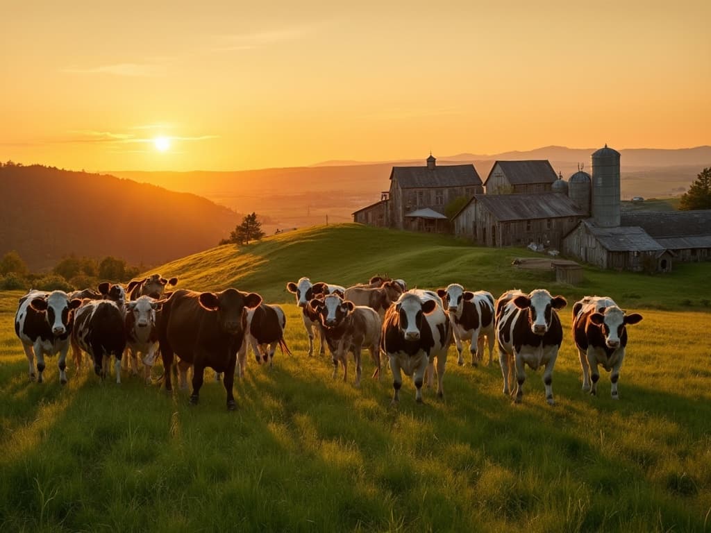 A cow farm