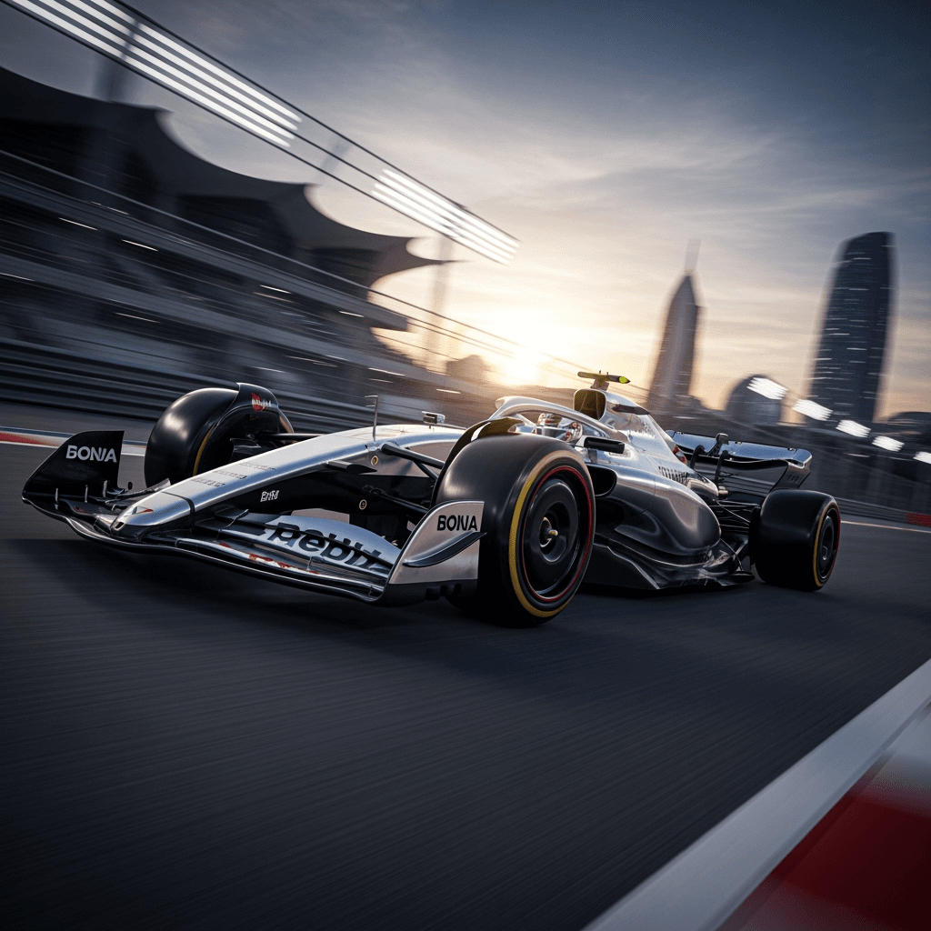 A formula 1 car