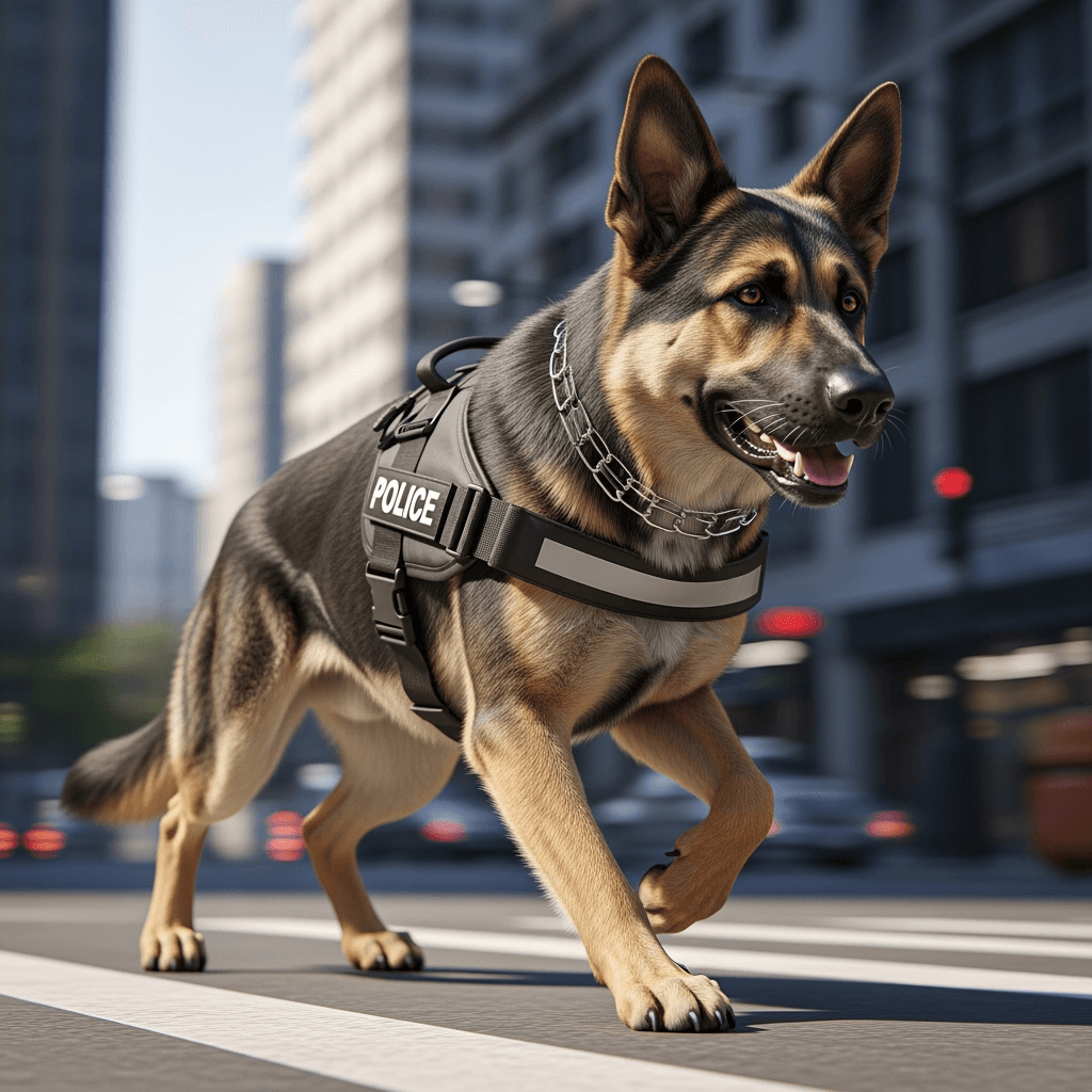 German Shepherd in a Working Role