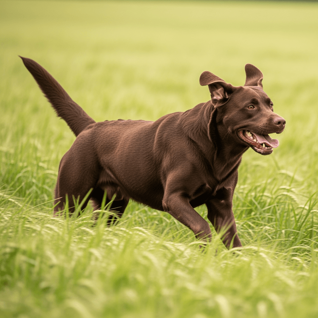 Labrador Retriever in Action