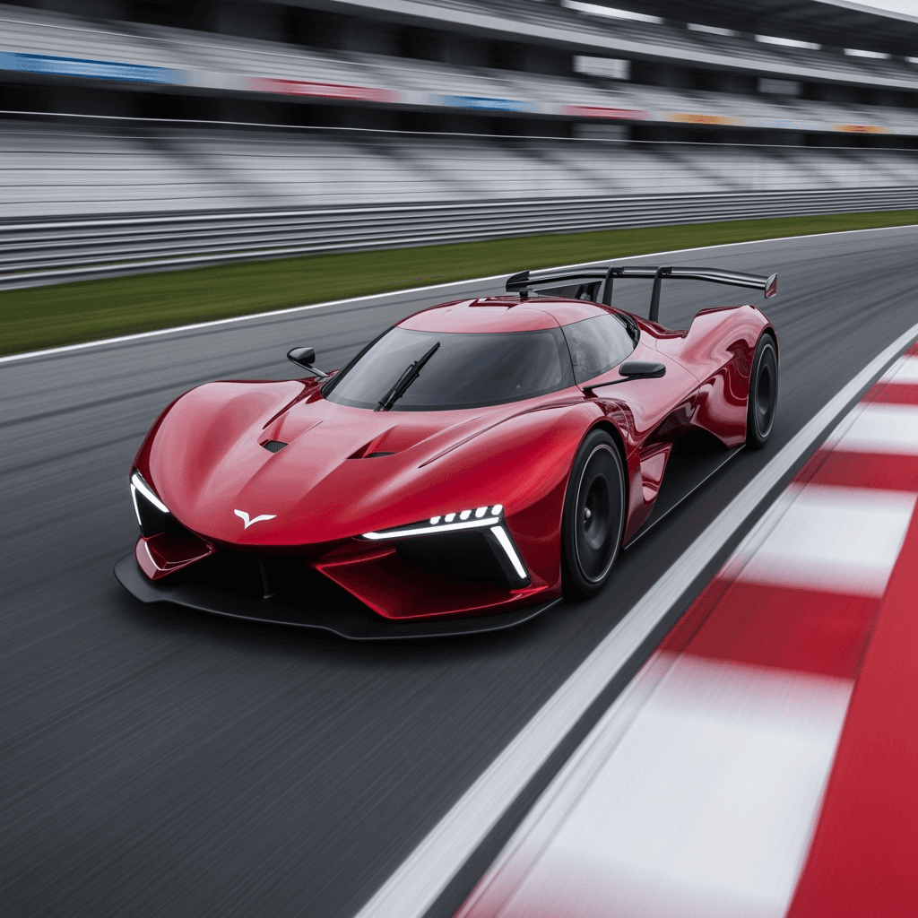 A race car