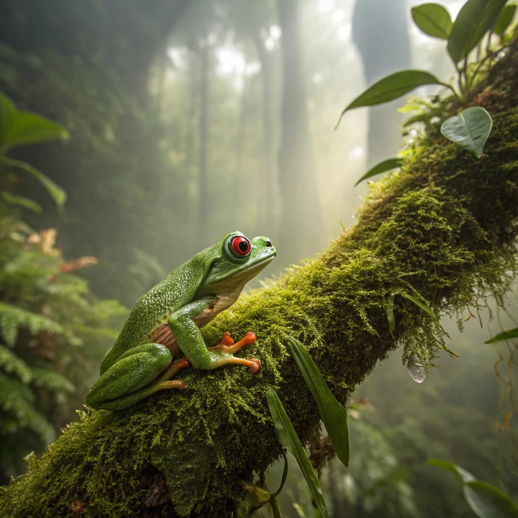 A tree frog