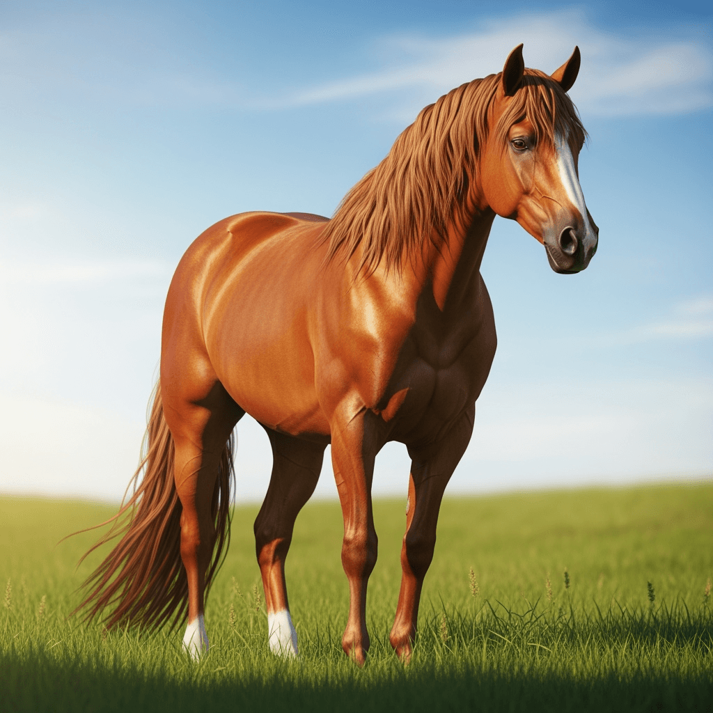 A horse