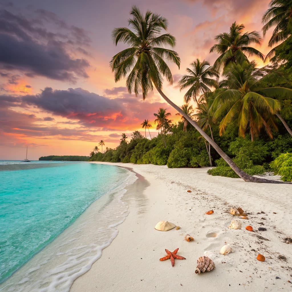 An amazing beach scene