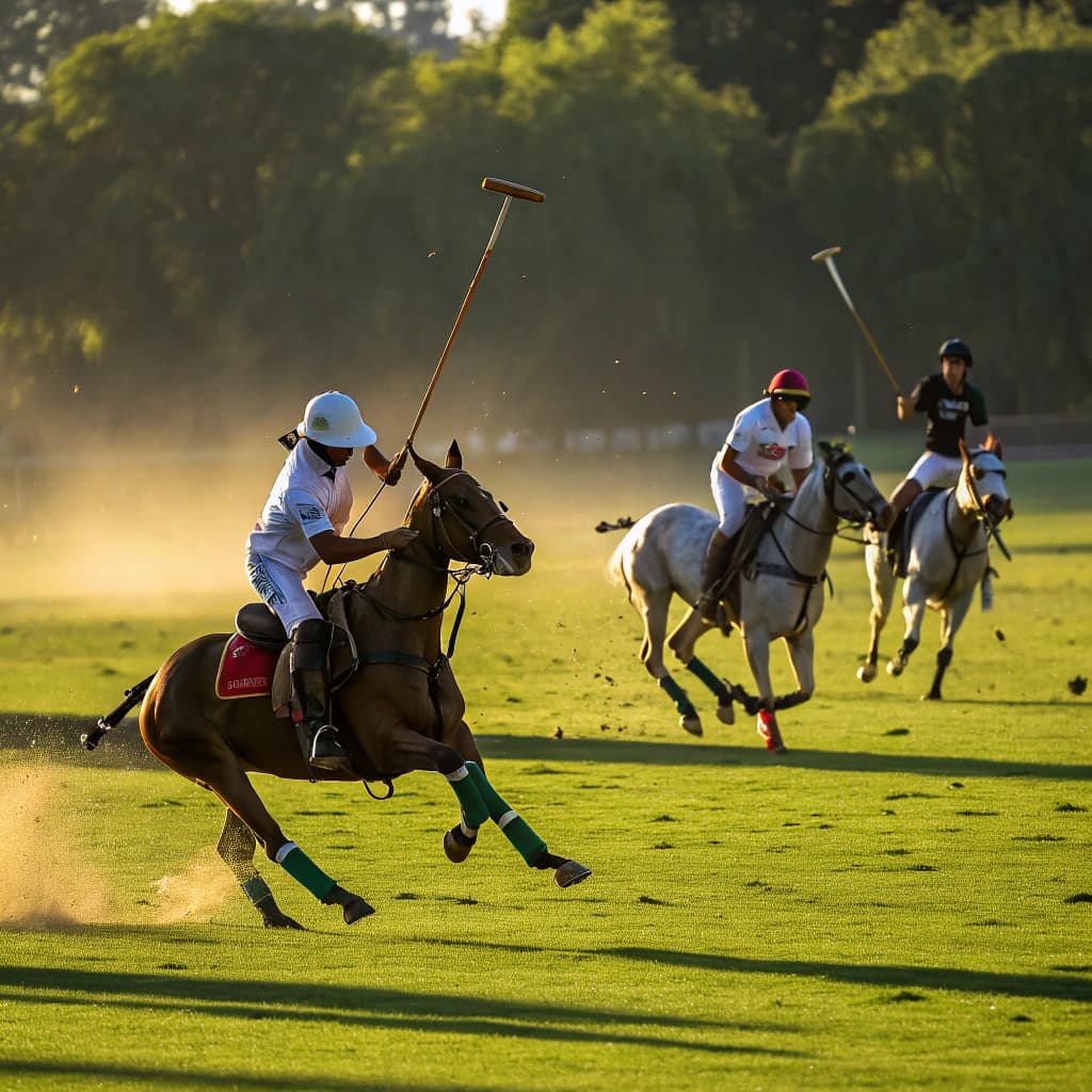 A polo match
