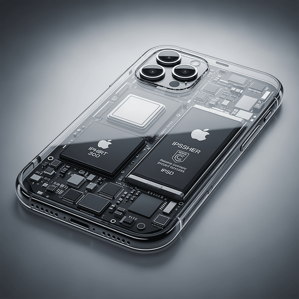 iphone if it was made of transparent glass