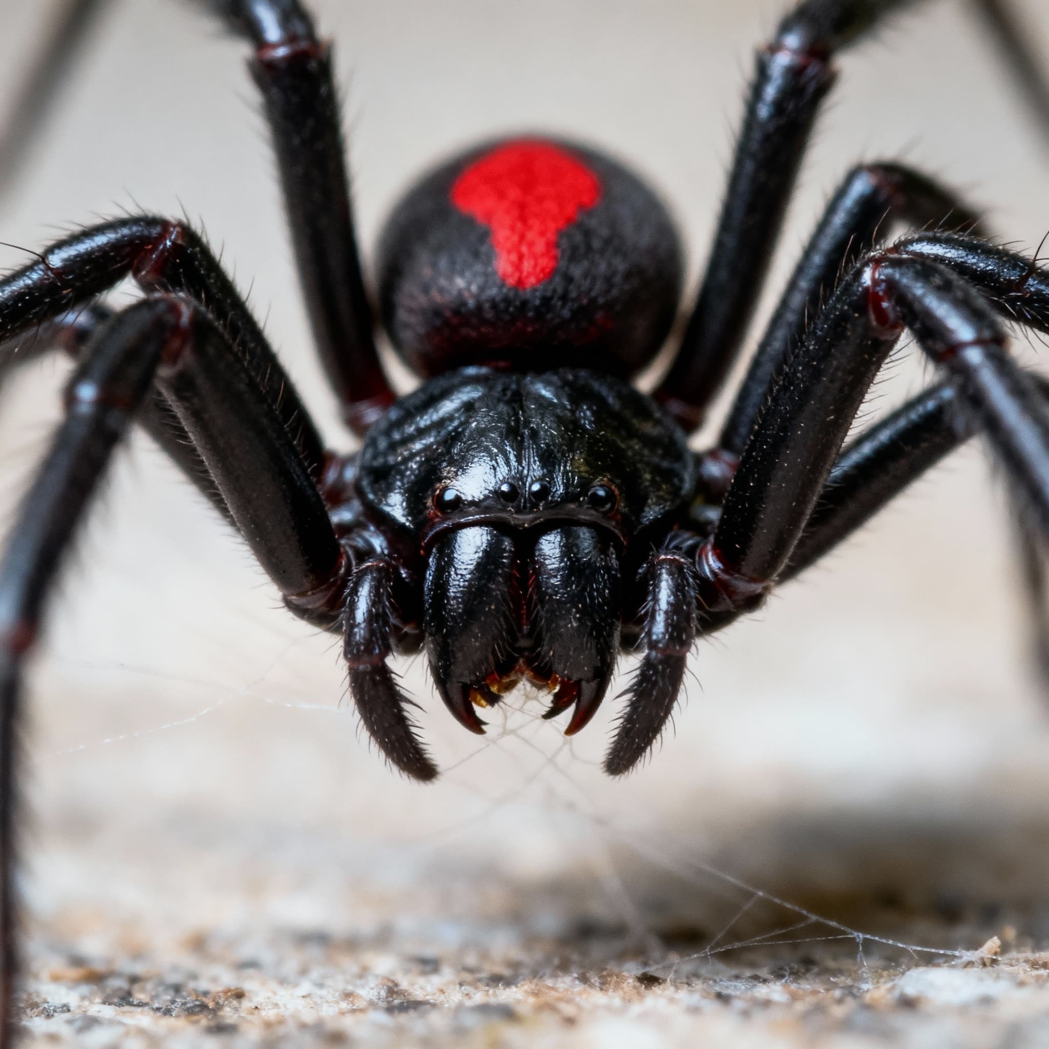 A black widow spider - image by Instastock