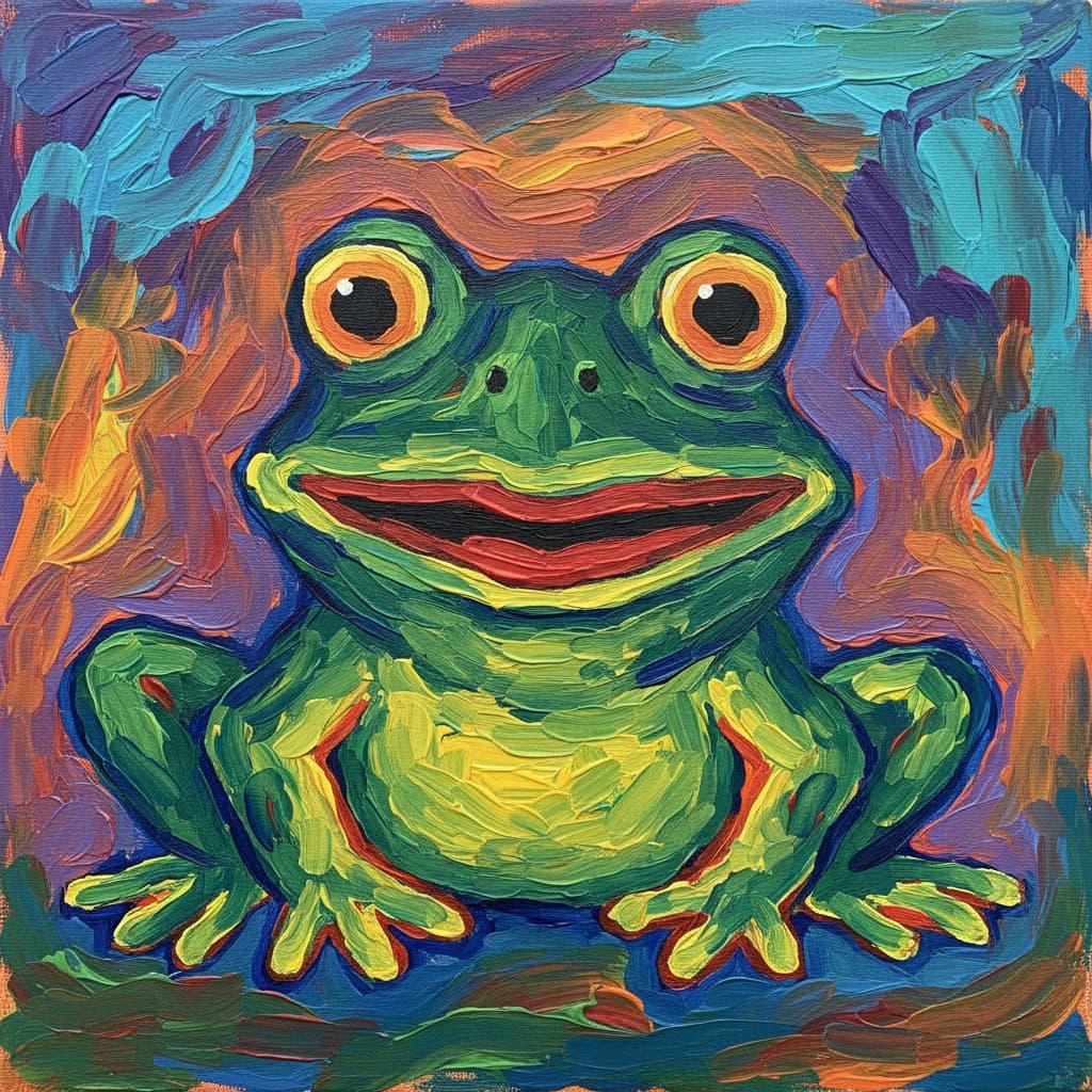 A bull frog - image by Instastock