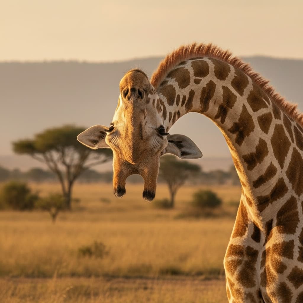 Please edit the image by turning its head upside down - image by Instastock