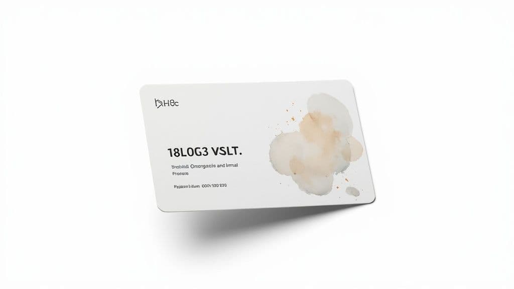 Minimalist Corporate ID Cards: The Art of Professional Simplicity
