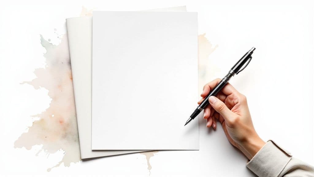 A professional business letterhead with a clean, modern design featuring a logo and contact details.