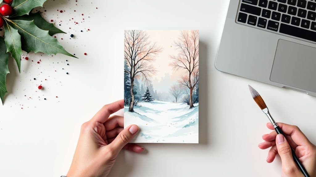 Design Your Own Christmas Card Using AI