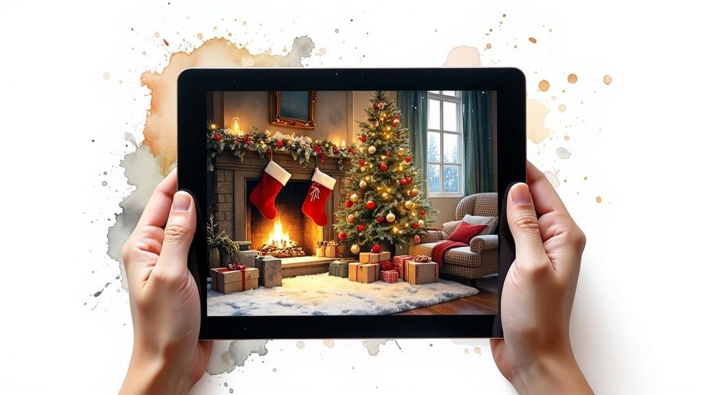 Create AI Christmas Scene Images