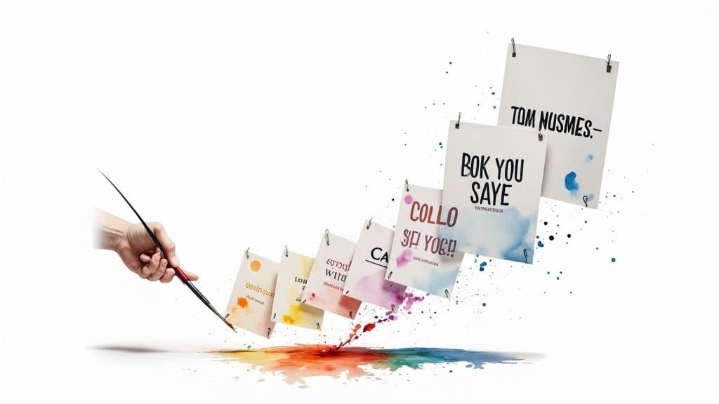 7 best fonts for posters: top picks