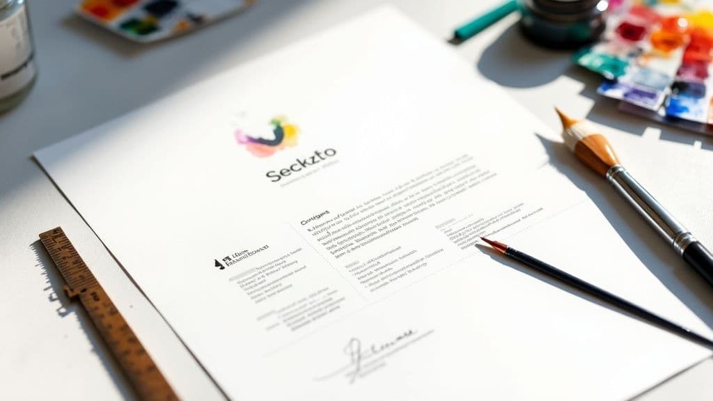 Create a Professional Business Letterhead Template Easily