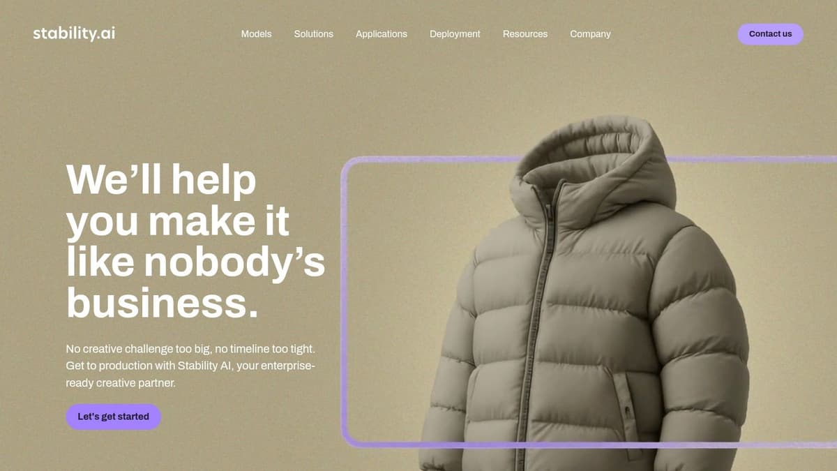 Stability AI — Stable Diffusion