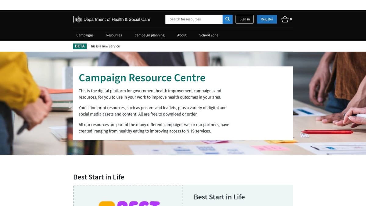 DHSC Campaign Resource Centre