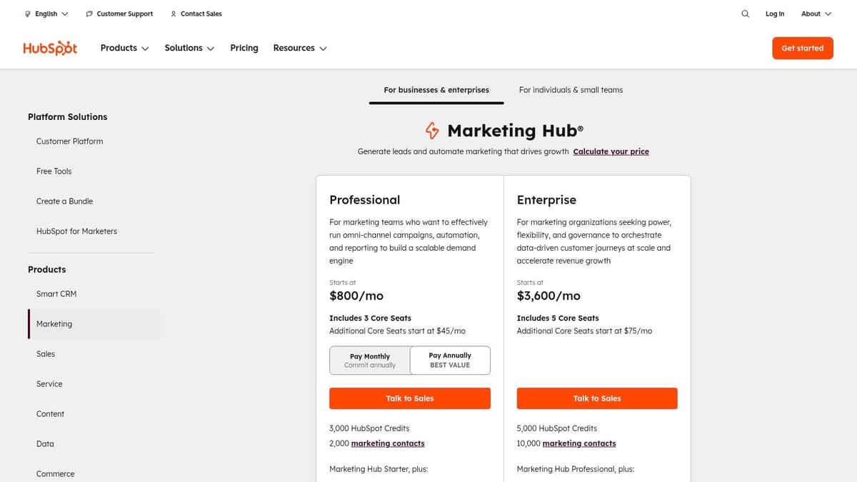 HubSpot (Marketing Hub)