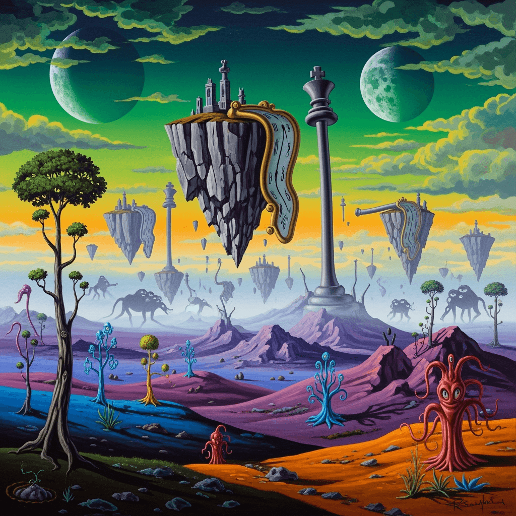 Alient Planet Stock Image